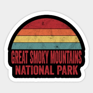 Vintage Great Smoky Mountains National Park Sticker